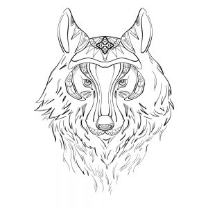 Lobo luna llena 2